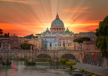 St. Peter's Cathedral In Rome, Italy 
