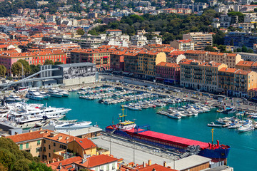 Wall Mural - Port of Nice, France.