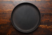 Empty Cast-iron Pan