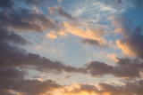 Fototapeta Na sufit - clouds at sunset