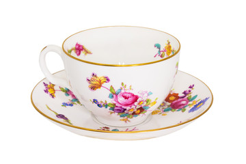 Wall Mural - Vintage fine china tea cup and saucer. 