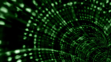Matrix tunnel green code
