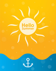 special summer background, vector design, eps10