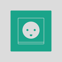 Sticker - Austria electrical socket icon