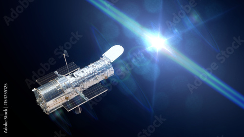 Cuadros en Lienzo Hubble Space Telescope observing a star