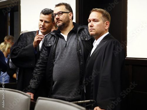Defendants Wilfried Wagener Arrives At A Courtroom In Paderborn