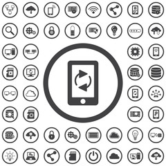 Poster - Refresh phone Icon