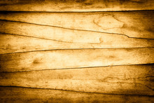 Golden Wood Texture. Background Old Table
