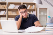 © Elnur - Angry man with too much paperwork to do