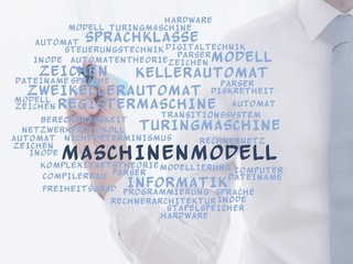 Wall Mural - Maschinenmodell