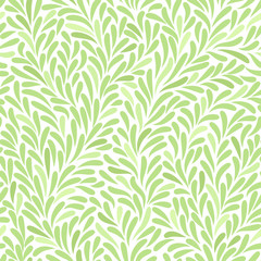 Seamless pattern with leafs