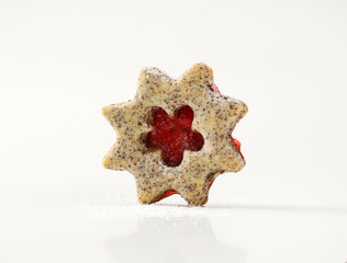 Canvas Print - shortbread cookie with jam filling