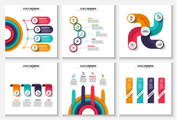 Fototapete - Business data visualization.