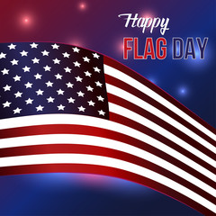 Wall Mural - Flag day USA