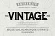 © vision_stock - Font.Alphabet.Script.Typeface.Label.Vintage  typeface.For labels and different type designs