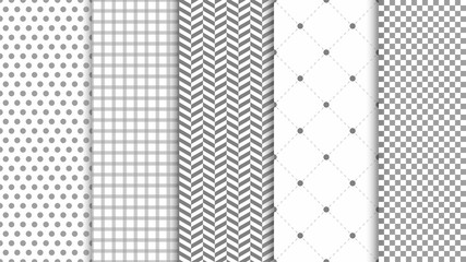 Leinwandbilder - Modern seamless pattern background. Abstract set for elegant design, fashion universal background