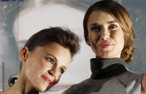 Actresses Anaya And Yarovenko Pose During A Photocall To