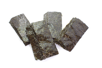 Sticker - Nori , Japanese edible seaweed . Used chiefly as an ingredient wrap of sushi