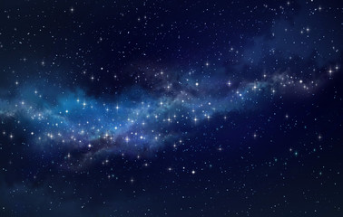 Wall Mural - star field in outer space
