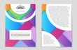 © happyvector071 - Abstract vector layout background set. For art template design, list, front page, mockup brochure theme style, banner, idea, cover, booklet, print, flyer, book, blank, card, ad, sign, sheet,, a4