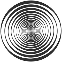 Poster - Waves on the water wave propagation in space concentric circle