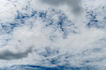 White cloud with Blue sky