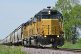 freight train locomotive with freight