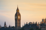 Fototapeta Big Ben - London panorama with Big Ben