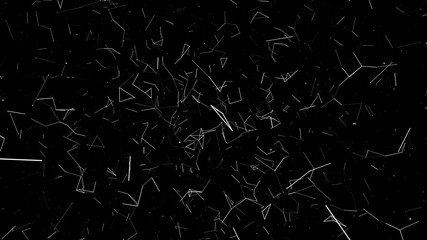 Wall Mural - absract geometry background with lines and dots