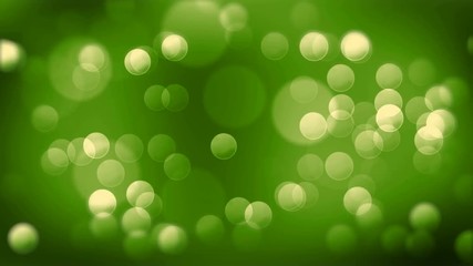 Poster - Green lights nature abstract loopable background