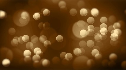 Poster - Blured golden lights loopable abstract background