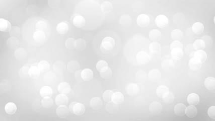 Poster - Silver magic lights abstract loopable background