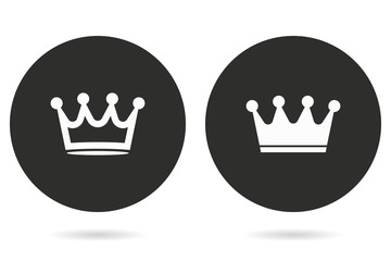 Wall Mural - Crown - vector icon.