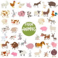 Farm Animal Characters Big Set