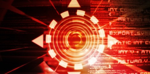 Poster - Composite image of light with a white background