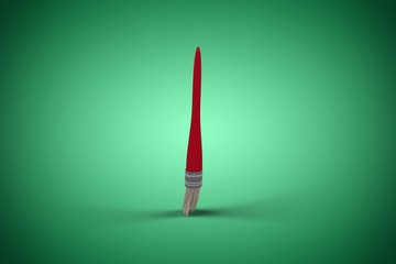 Poster - Composite image of computer graphic image of paintbrush