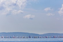 Starting  Of Barcolana Regatta, The Historic Sailing Regatta, Trieste, Italy