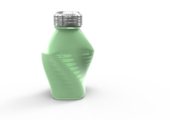 Poster - Glass bottle 3D