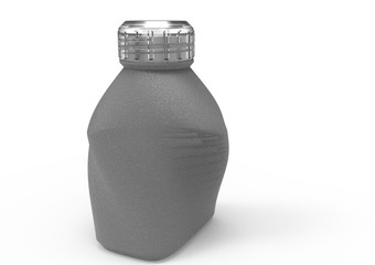 Poster - Glass bottle 3D