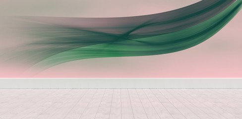 Poster - Composite image of color lights against black background
