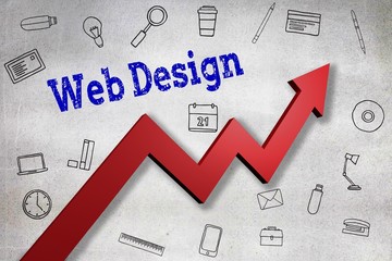 Leinwandbilder - Composite image of close up of web design text 