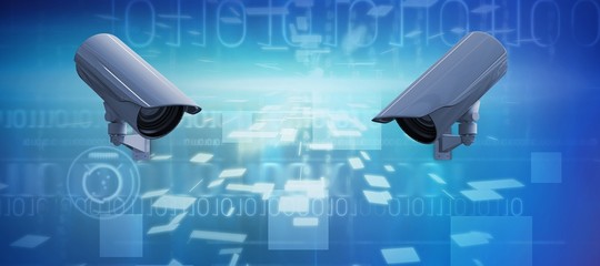 Poster - Composite image of cctv camera
