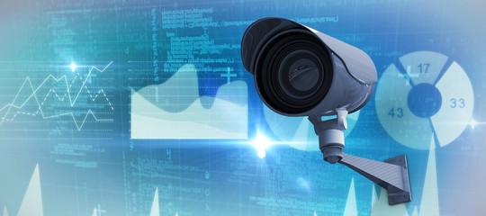 Poster - Composite image of cctv camera