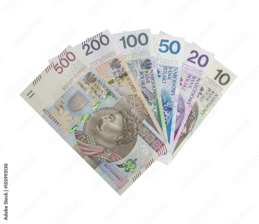Polskie banknoty PLN Stock Photo | Adobe Stock
