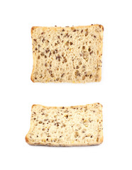 Sticker - Square burger bread isolated