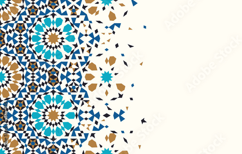 Fotomural Morocco Disintegration Template