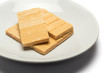 wafer on plate