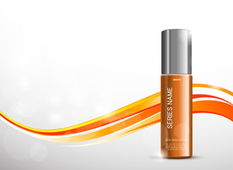Poster - Skin moisturizer cosmetic ads template