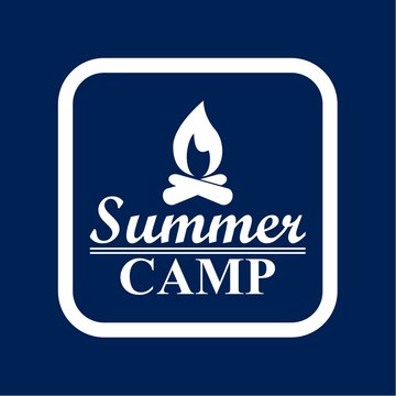 Summer camp sign - Illustration
