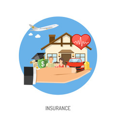 Wall Mural - Insurance Services Concept